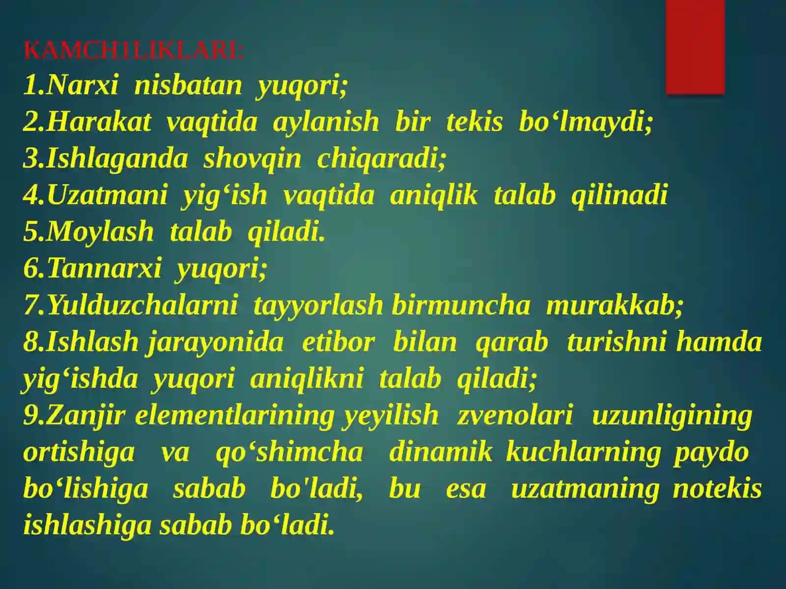 Zanjirliuzatmalar 3