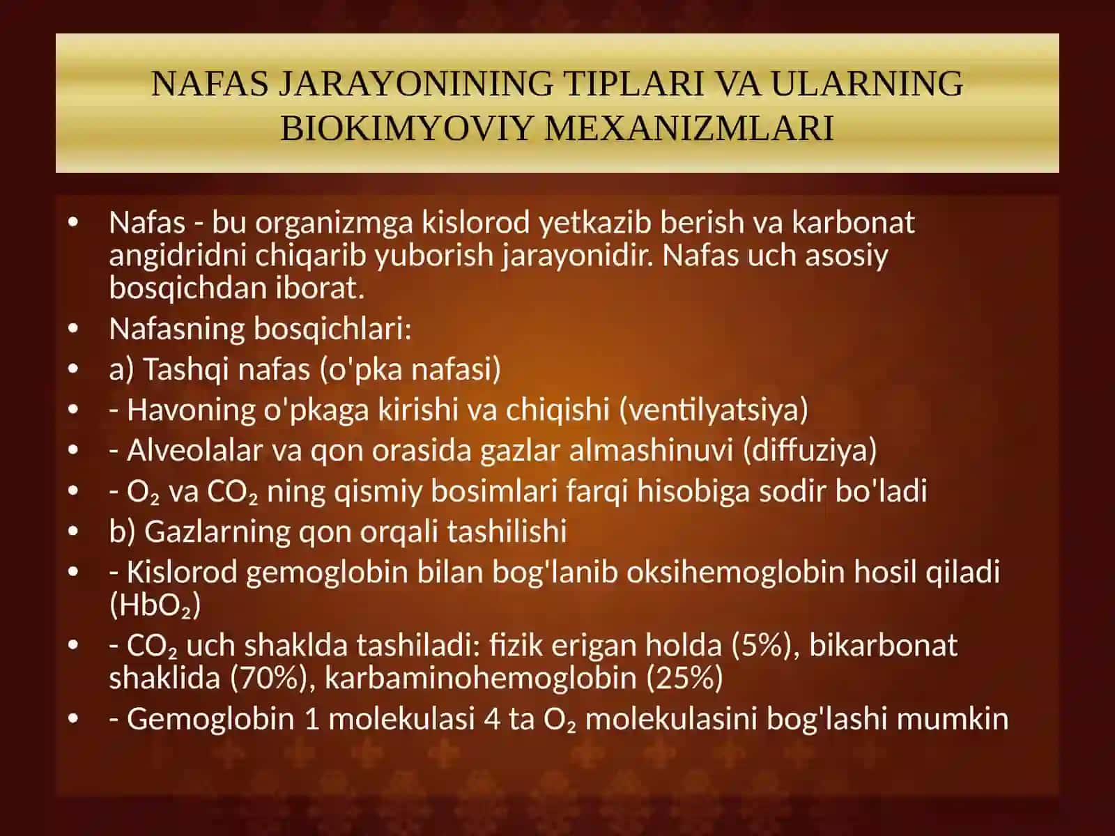 NAFAS TIPLARI VA NAFASNING O'Z-O'ZINI BOSHQARISHI taqdimot 3