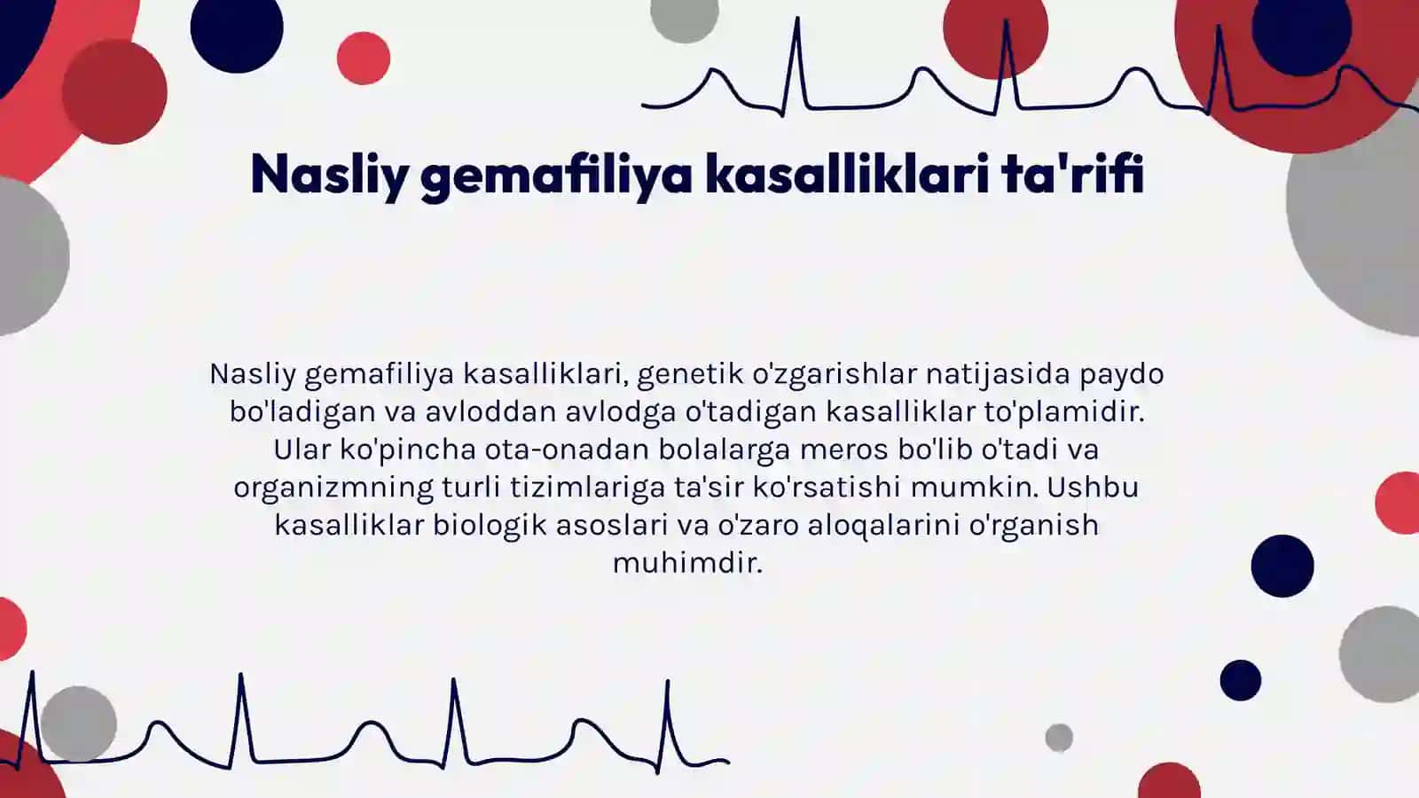 Nasliy gemafiliya kasalliklari 3