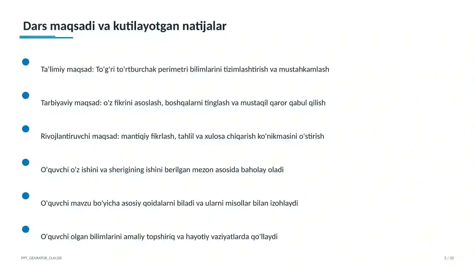 To'g'ri to'rtburchak perimetri (2-sinf) 3