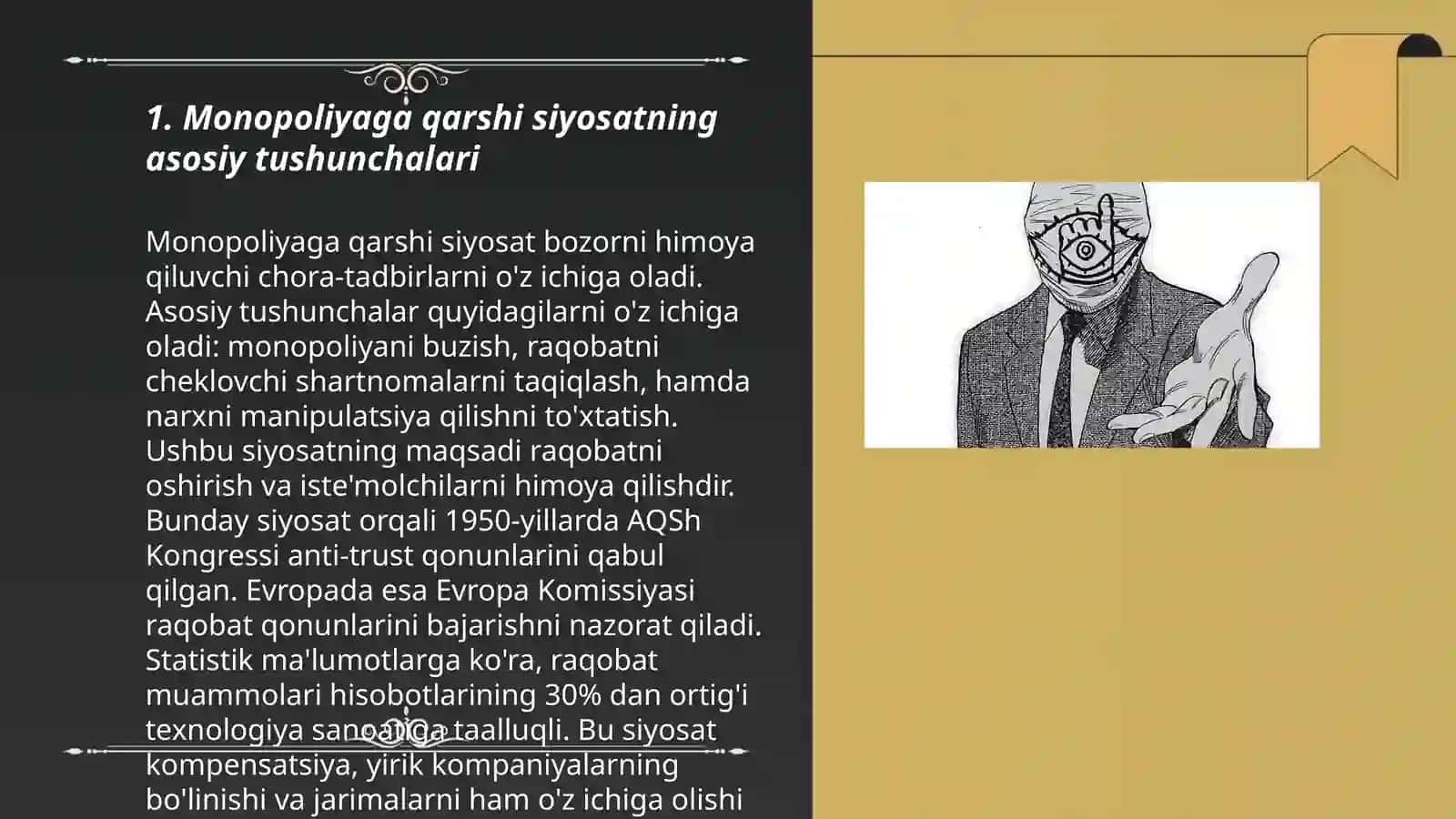 Iqtisodiyotda monopolizmga qarshi siyosat va raqobatni rivojlantirishda davlatning roli 3