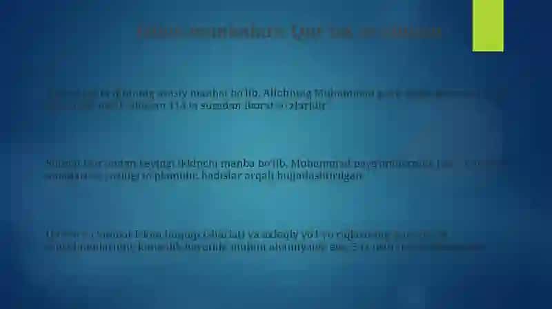 Islom manbalari 3