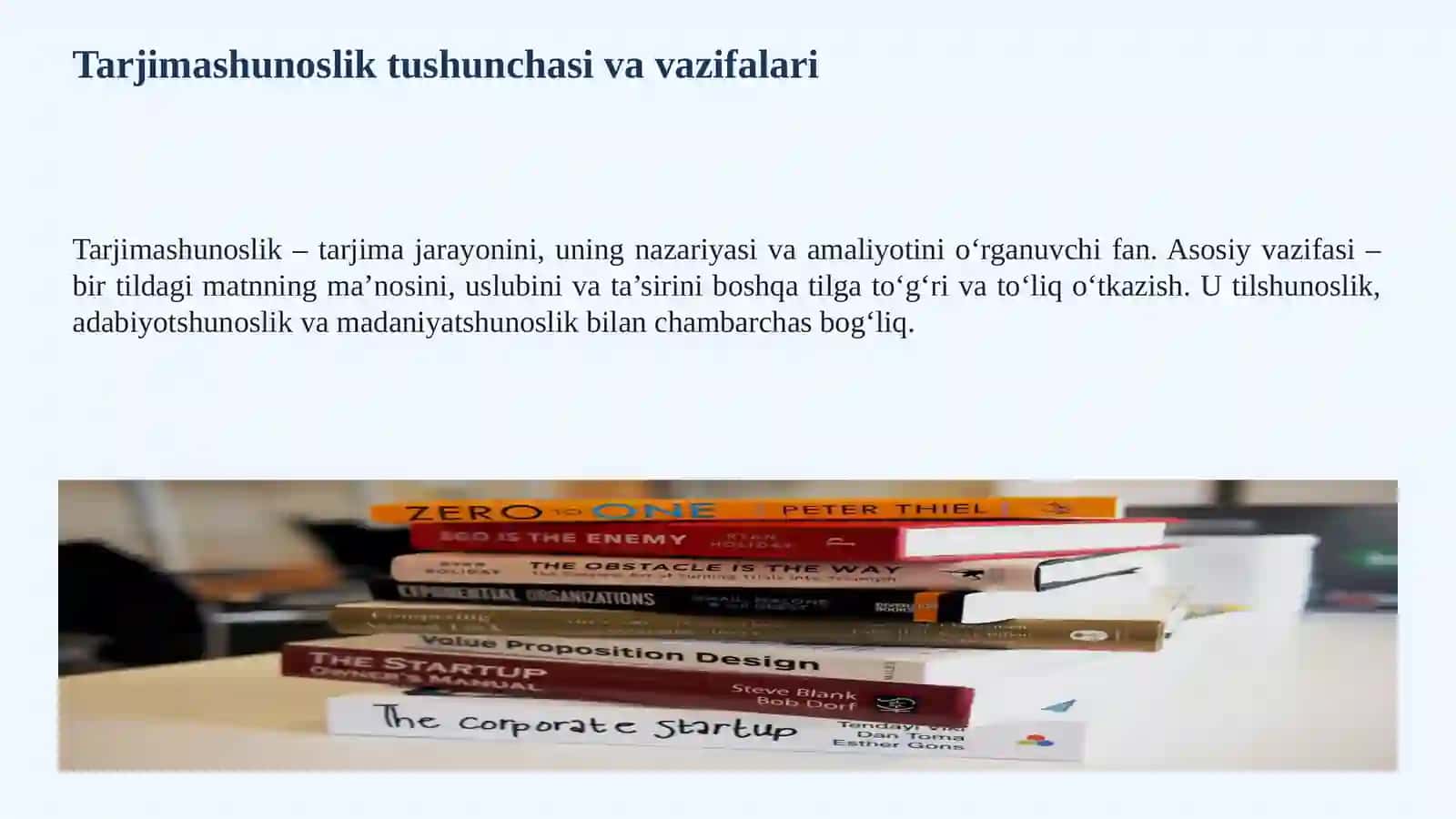 TARJIMASHUNOSLIK ASOSLARI VA BADIIY TARJIMA MAHORATI 3