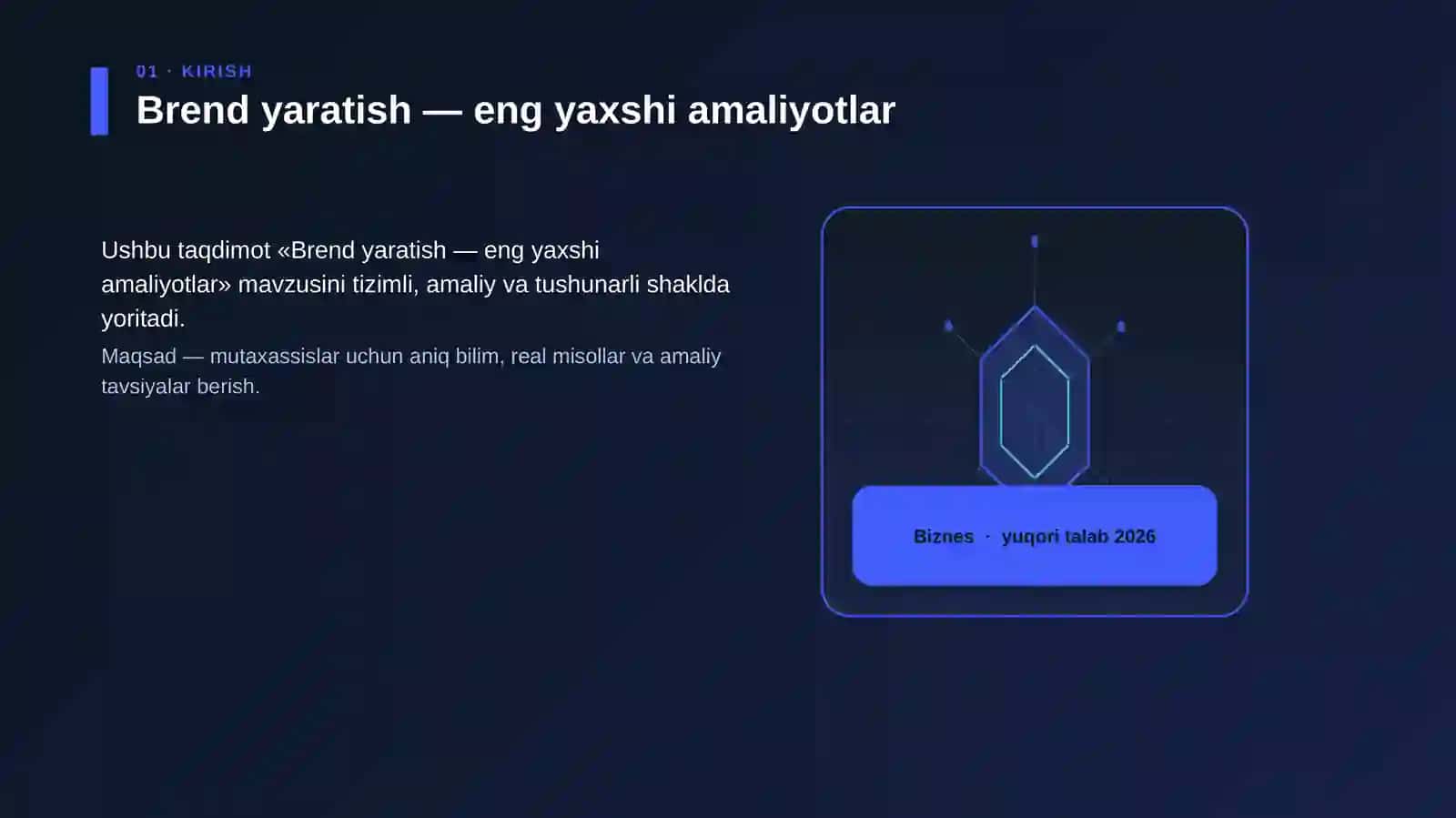 Brend yaratish — eng yaxshi amaliyotlar 3