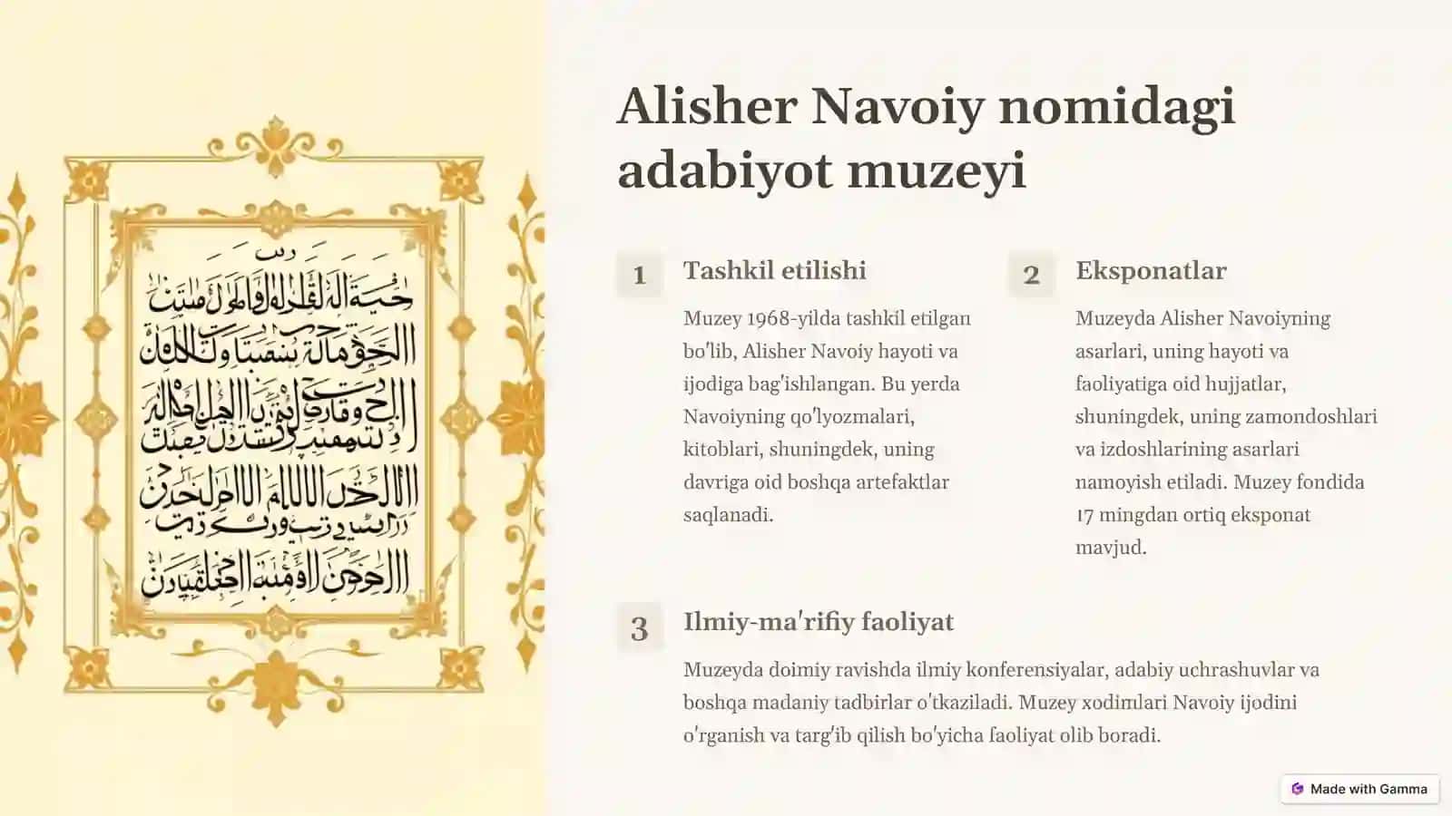 O'zbekistonda Mavjud Soha Muzeylari 3