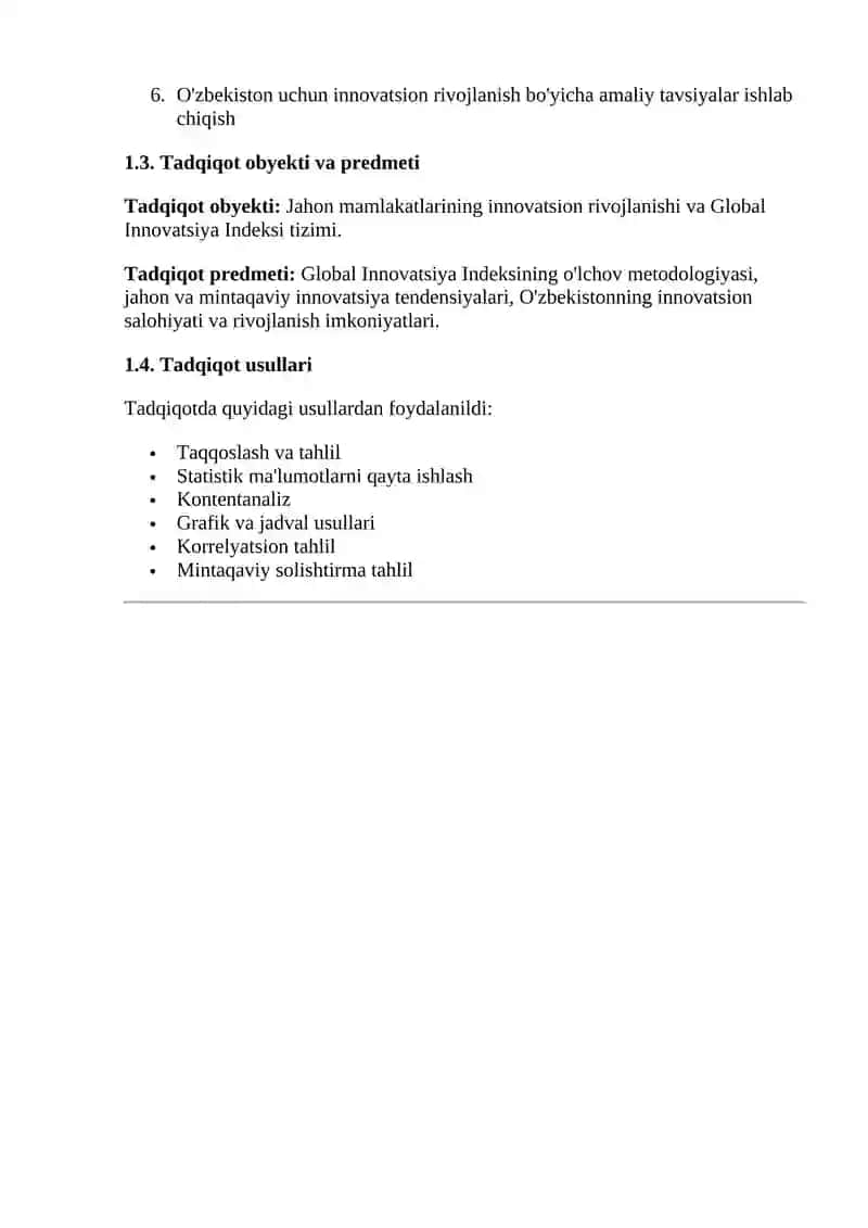 GLOBAL INNOVATSIYA INDEKSI: TAHLIL VA RIVOJLANISH TENDENSIYALARI 3