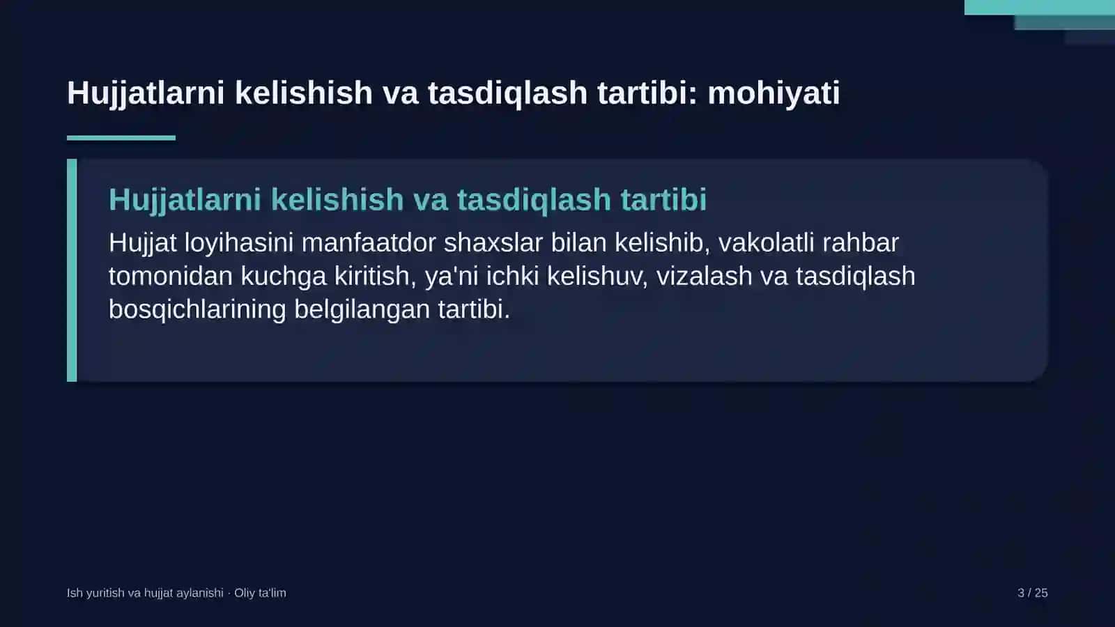 tarjima byurolarida hujjatlarni kelishish va tasdiqlash tartibi 3065 3