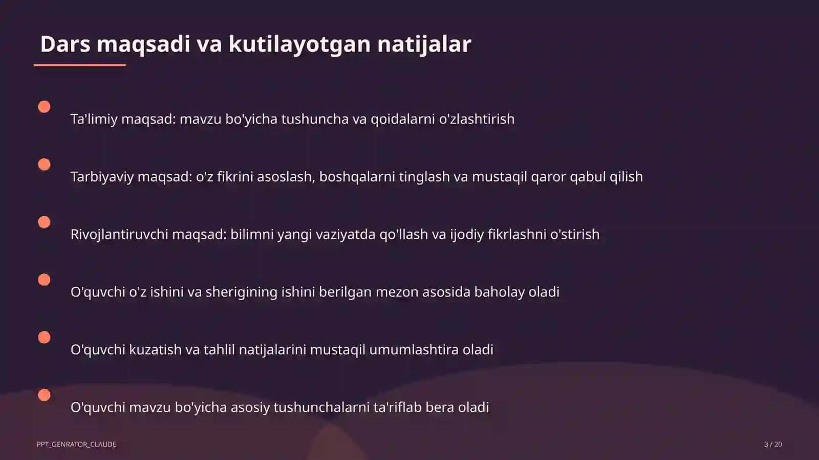Sinf soati va tarbiyaviy tadbirlar 3