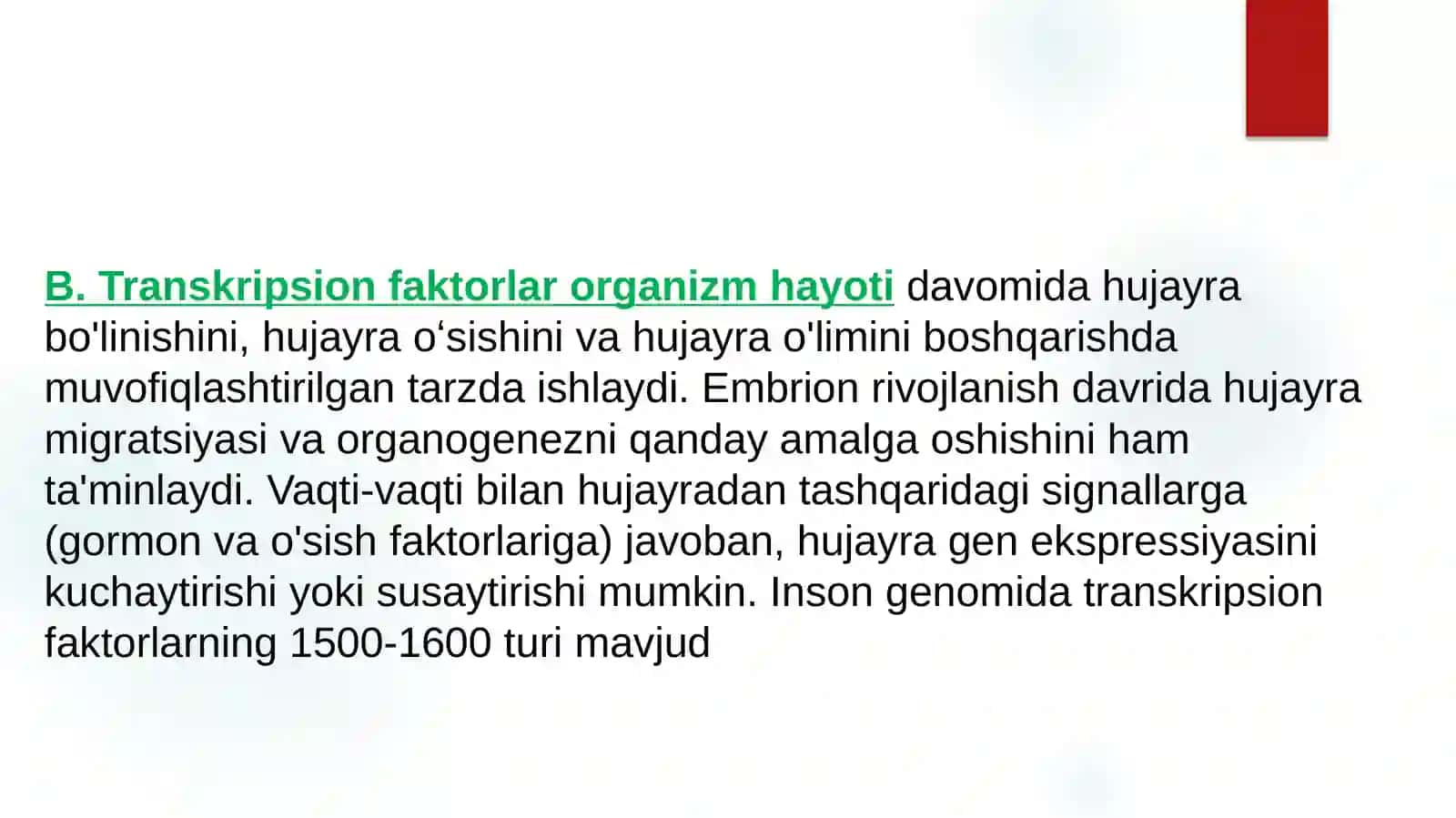 TRANSKRIPSION FAKTOR 3
