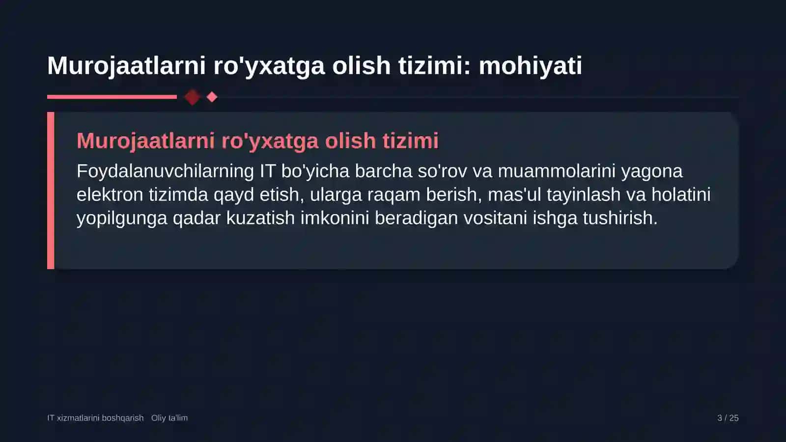 sud ekspertizasi muassasalarida murojaatlarni ro'yxatga olish tizimini joriy etish 9997 3