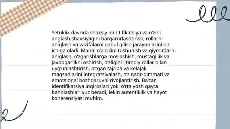 Yetuklik davri psixologik xususiyatlari 3