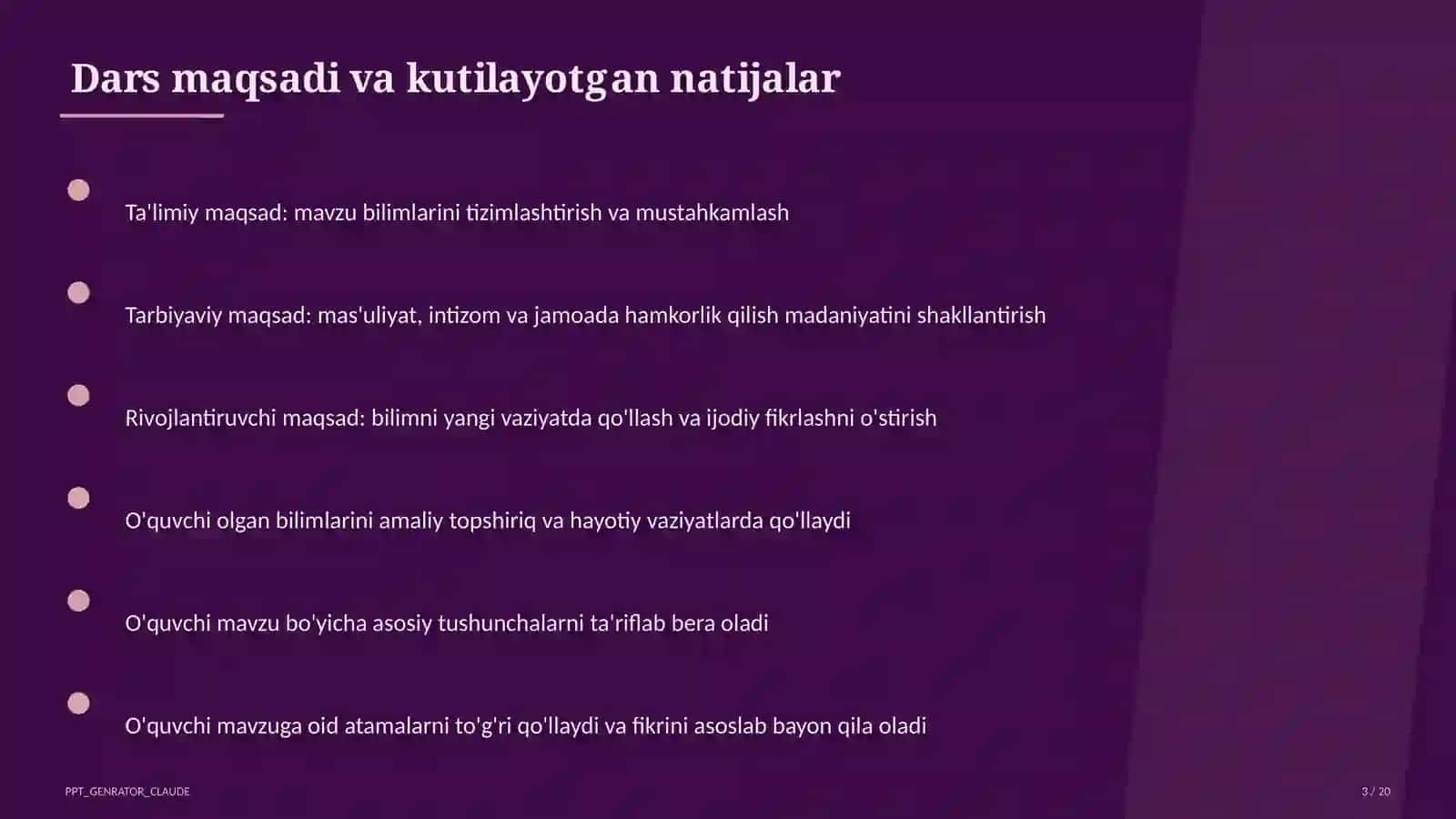 Sinuslar va kosinuslar teoremasi (9-sinf) 3