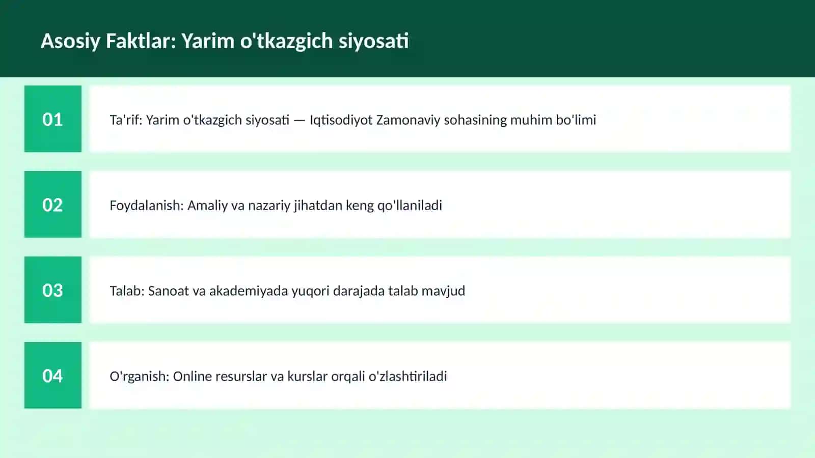 Yarim o'tkazgich siyosati 3