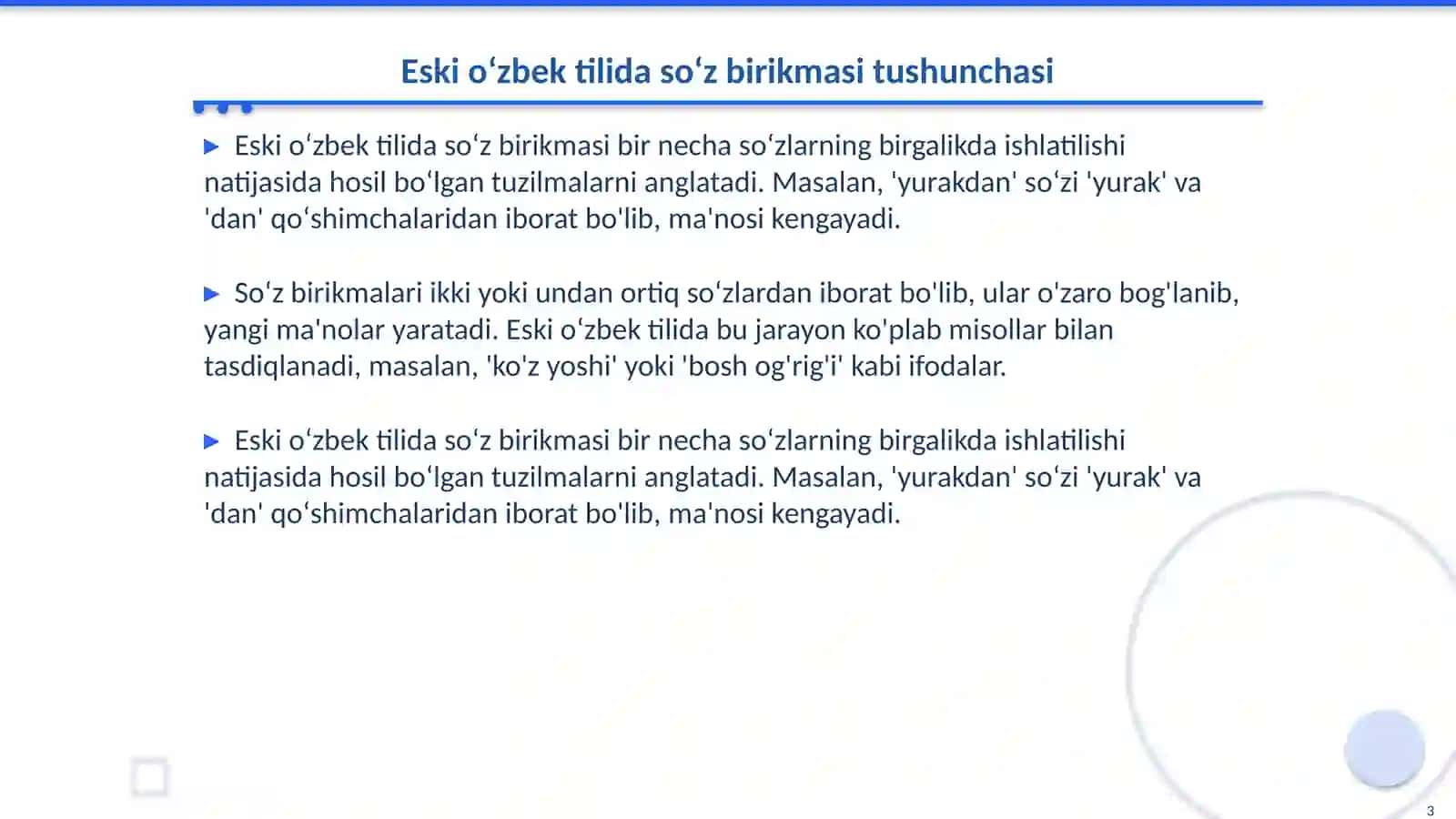 Eski oʻzbek tilida soʻz birikmasi tushunchasi 3