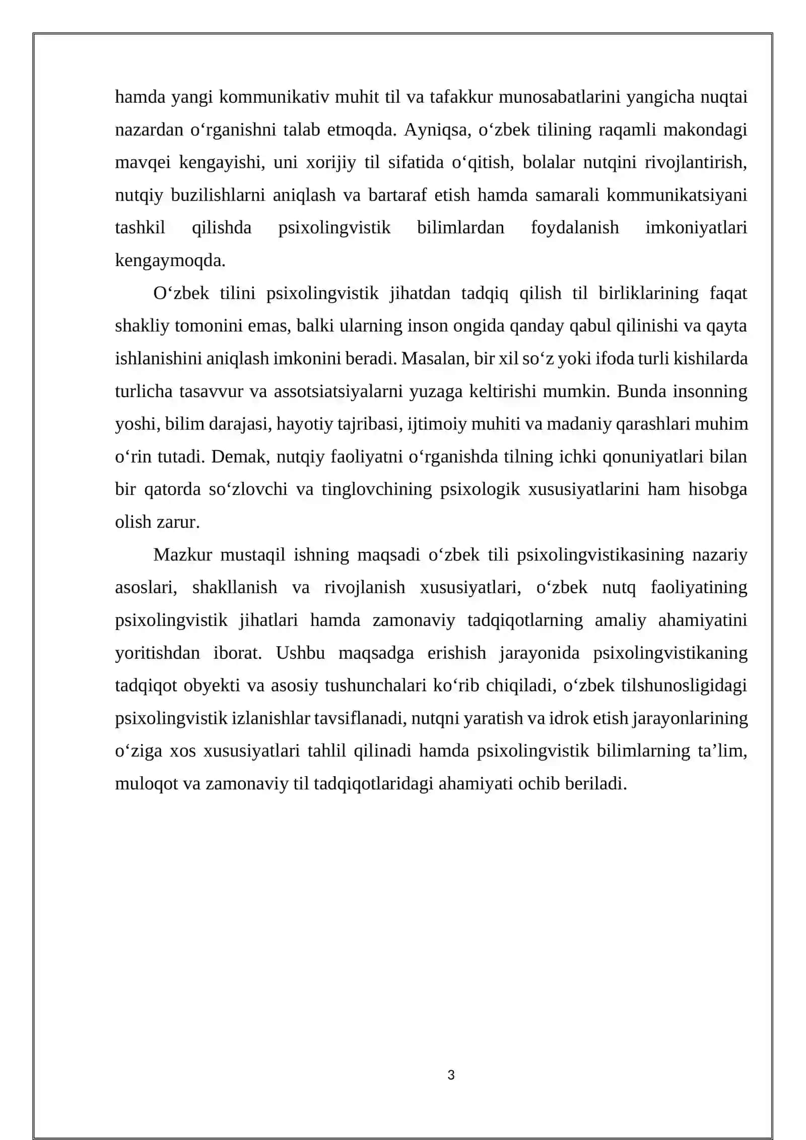 O‘zbek tili psixolingvistikasi 3