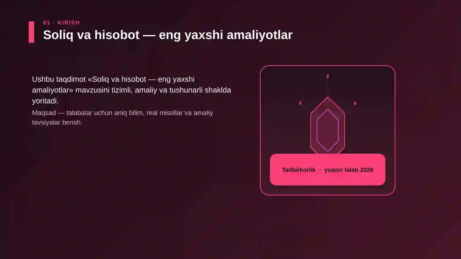 Soliq va hisobot — eng yaxshi amaliyotlar 3