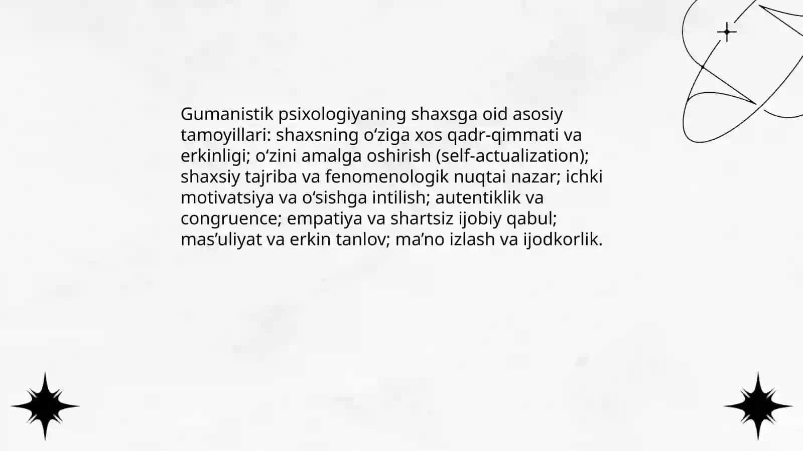 Gumanistik psixologiyada shaxs Abdusalomov Mohinurxon 3