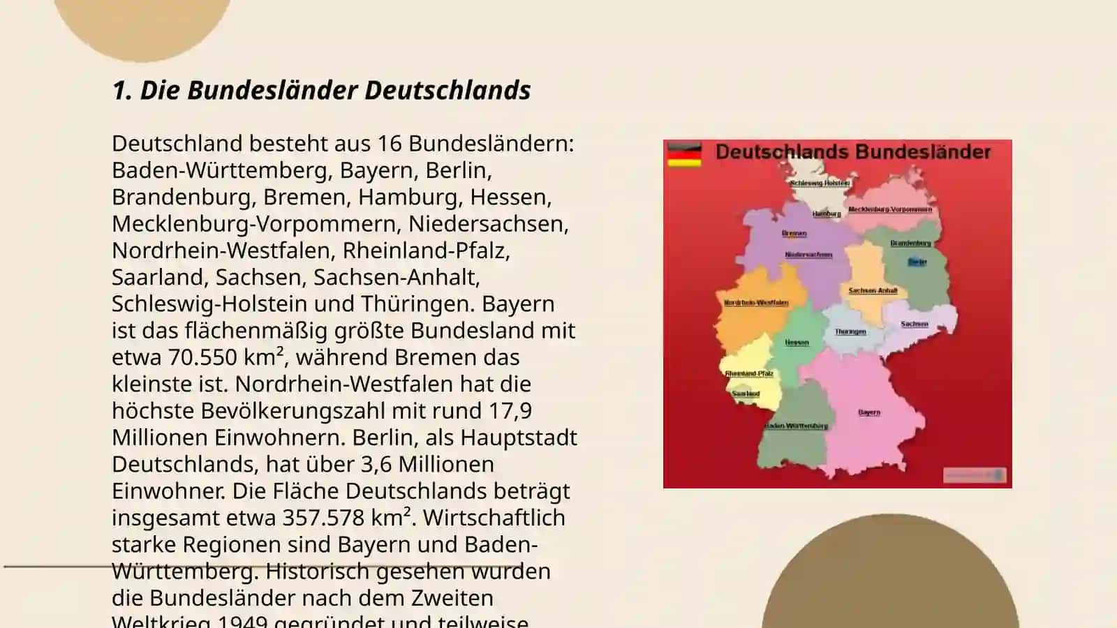 Die Bundesländer 3
