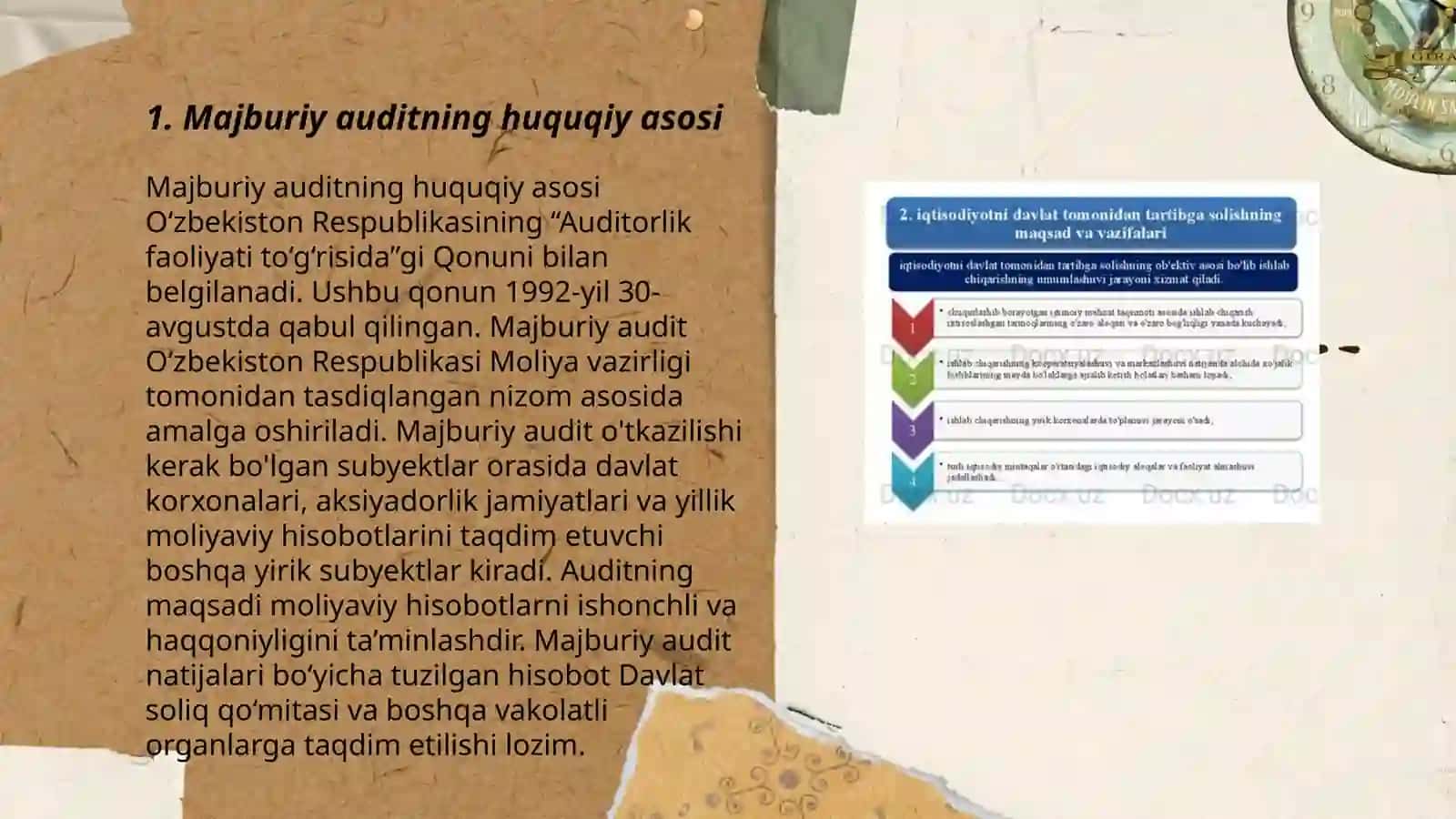 Majburiy audit va tartibga solish 3