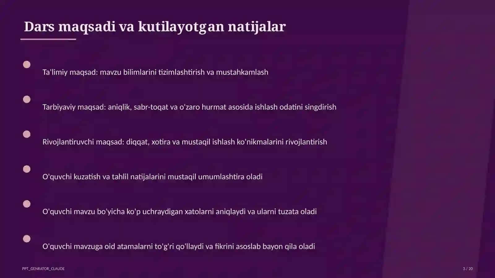 Fizika nimani o'rganadi: jism, modda, hodisa (6-sinf) 3