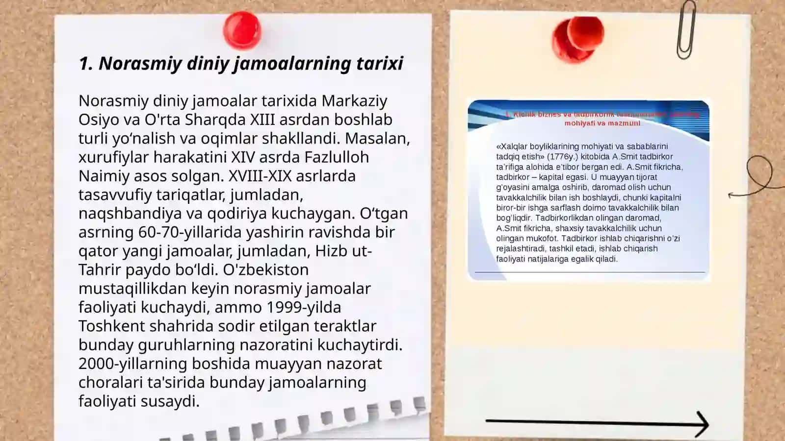 Norasmiy diniy jamoalarning tarixi 3