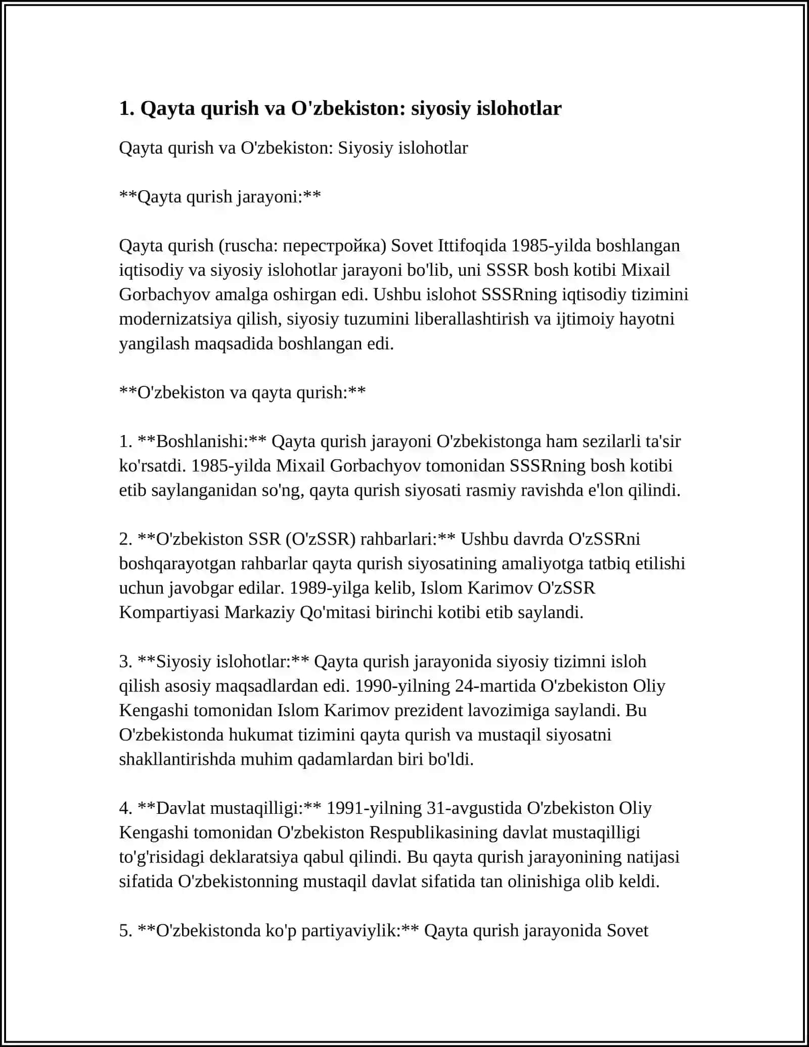 QAYTA QURISH YILLARIDA O‘ZBEKISTONDAGI IJTIMOIY VA SIYOSIY VAZIFALAT 3