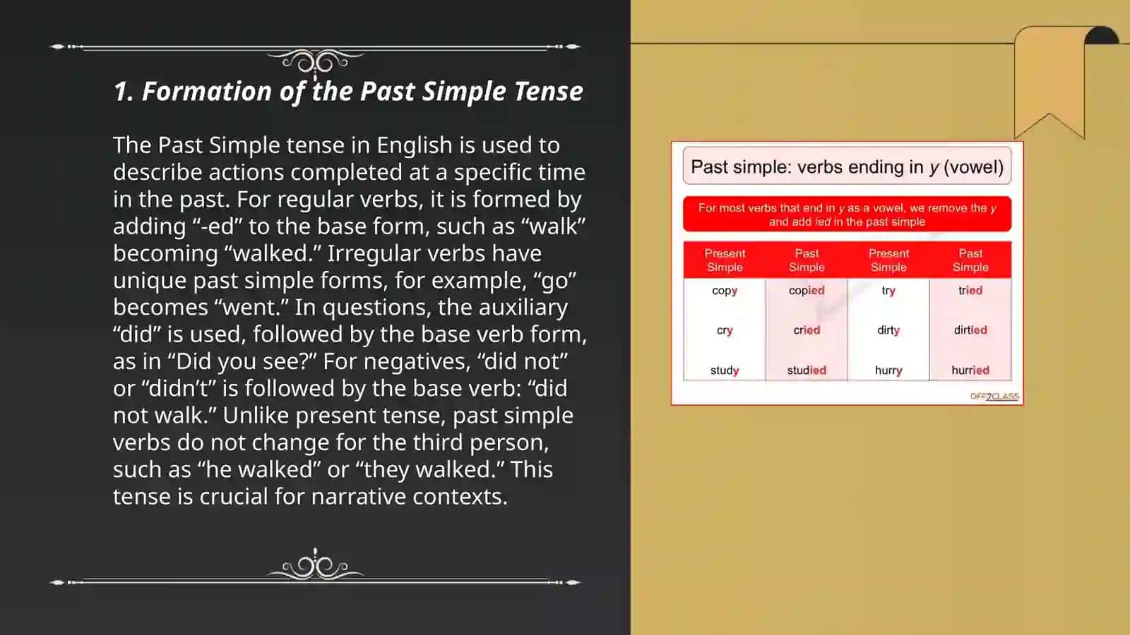 Past simple 3