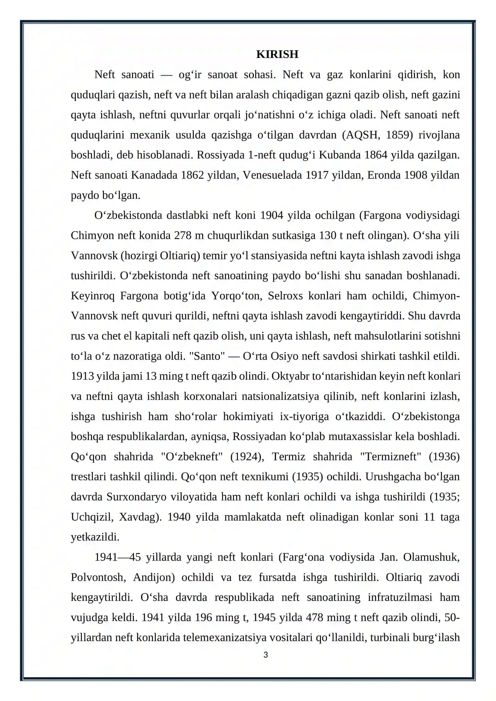 Neftni qayta ishlash usullari 3