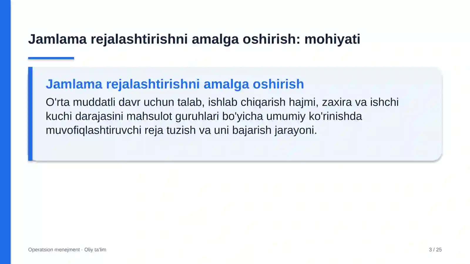 matbuot xizmatlarida jamlama rejalashtirishni amalga oshirish 5566 3