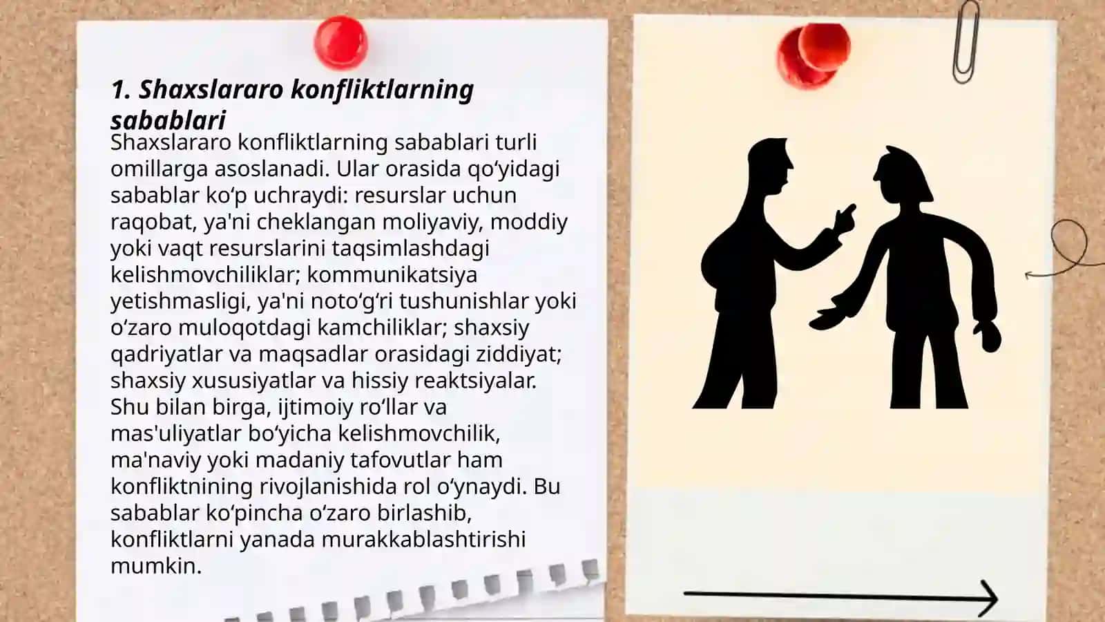 Shaxslararo konflektlar 3
