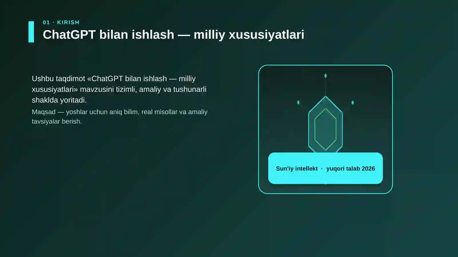 ChatGPT bilan ishlash — milliy xususiyatlari 3