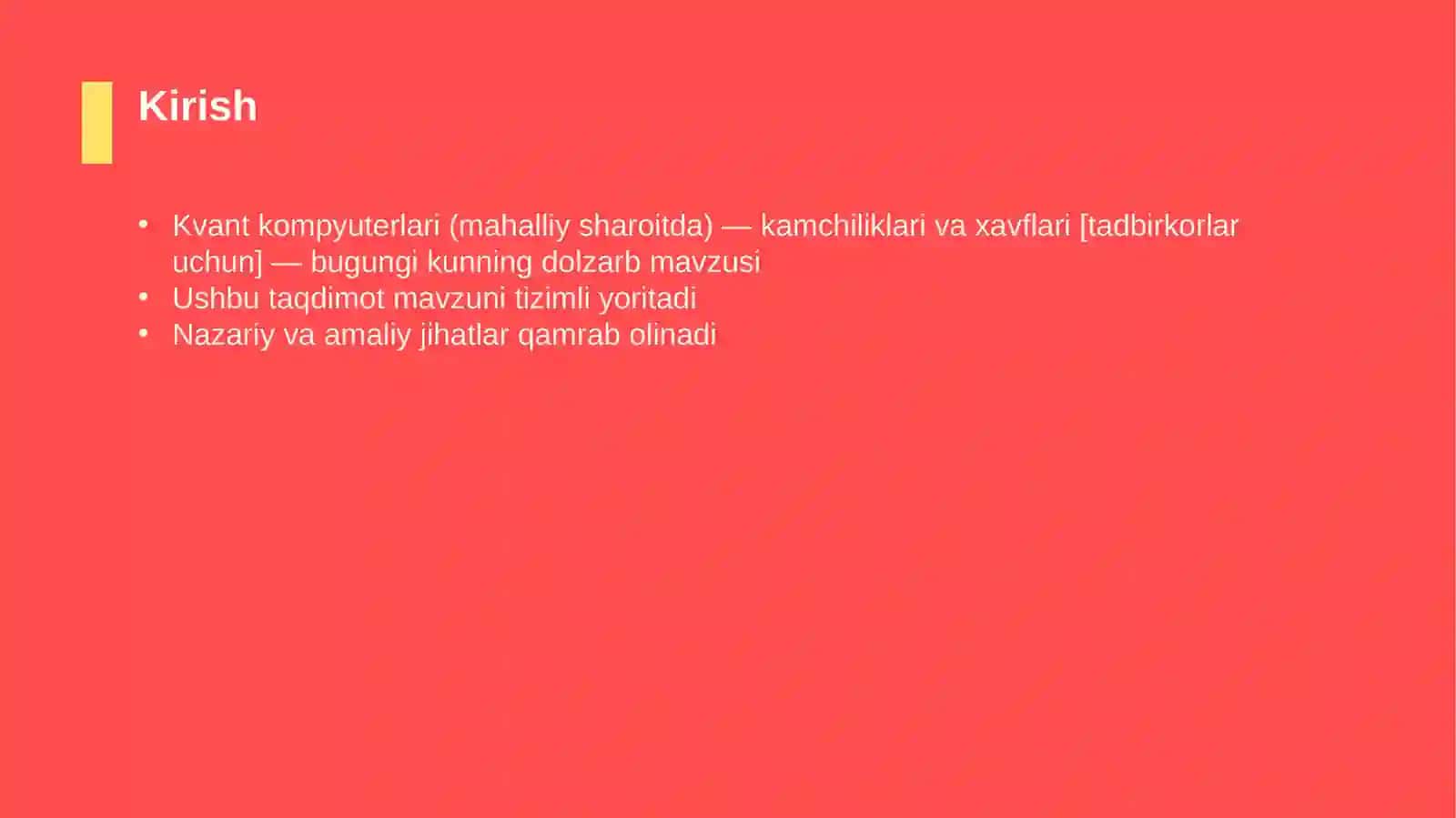 Kvant kompyuterlari (mahalliy sharoitda) — kamchiliklari va xavflari [tadbirkorlar uchun] 3