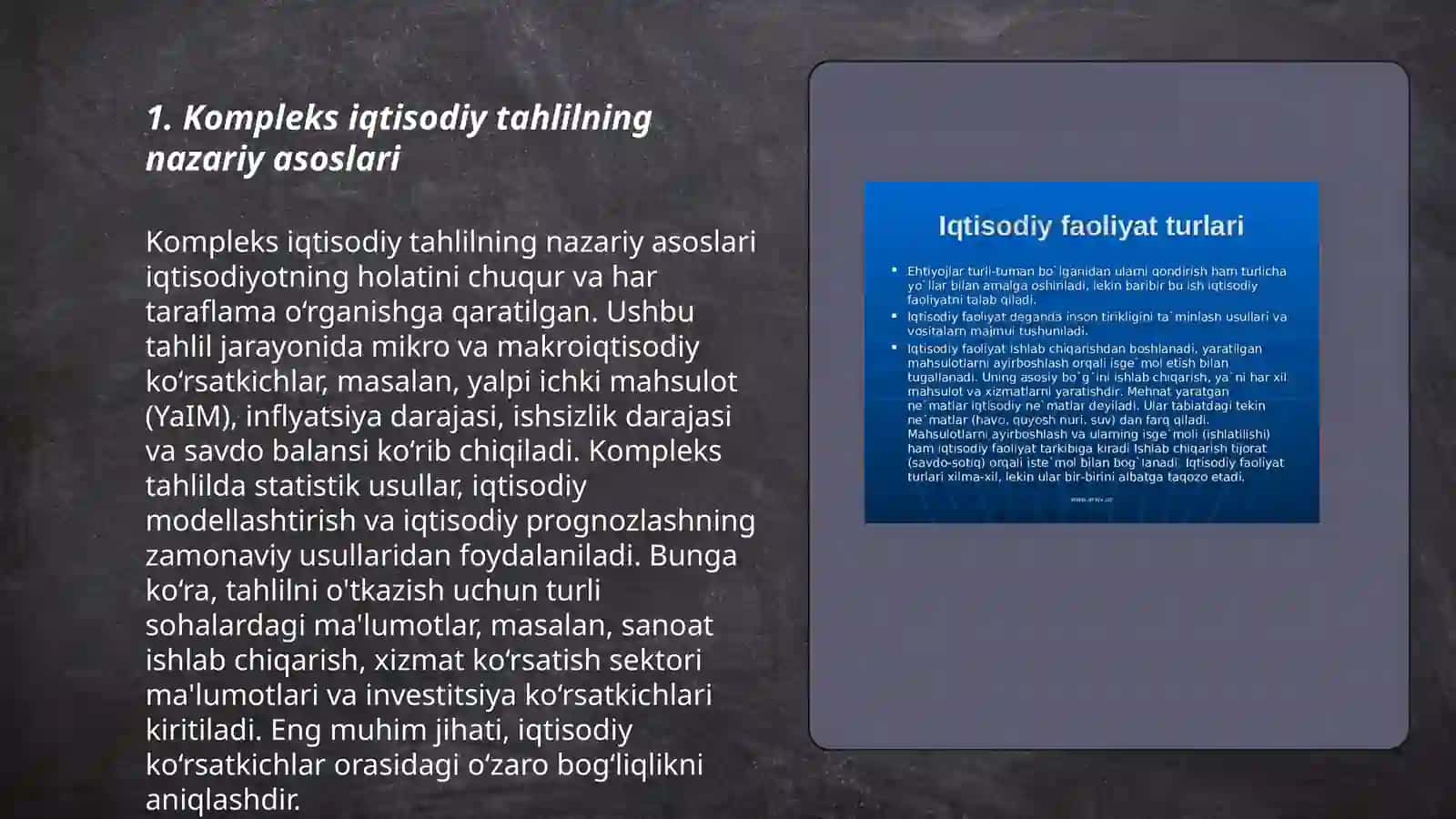 Kompleks iqtisodiy tahlil 3
