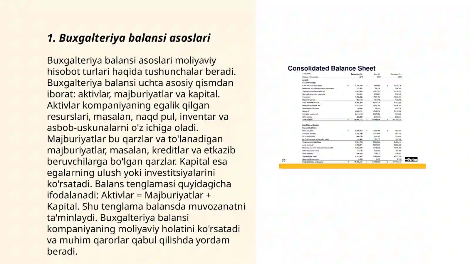 Buxgalteriya balansi to’g’risidagi hisobotni tusish 3