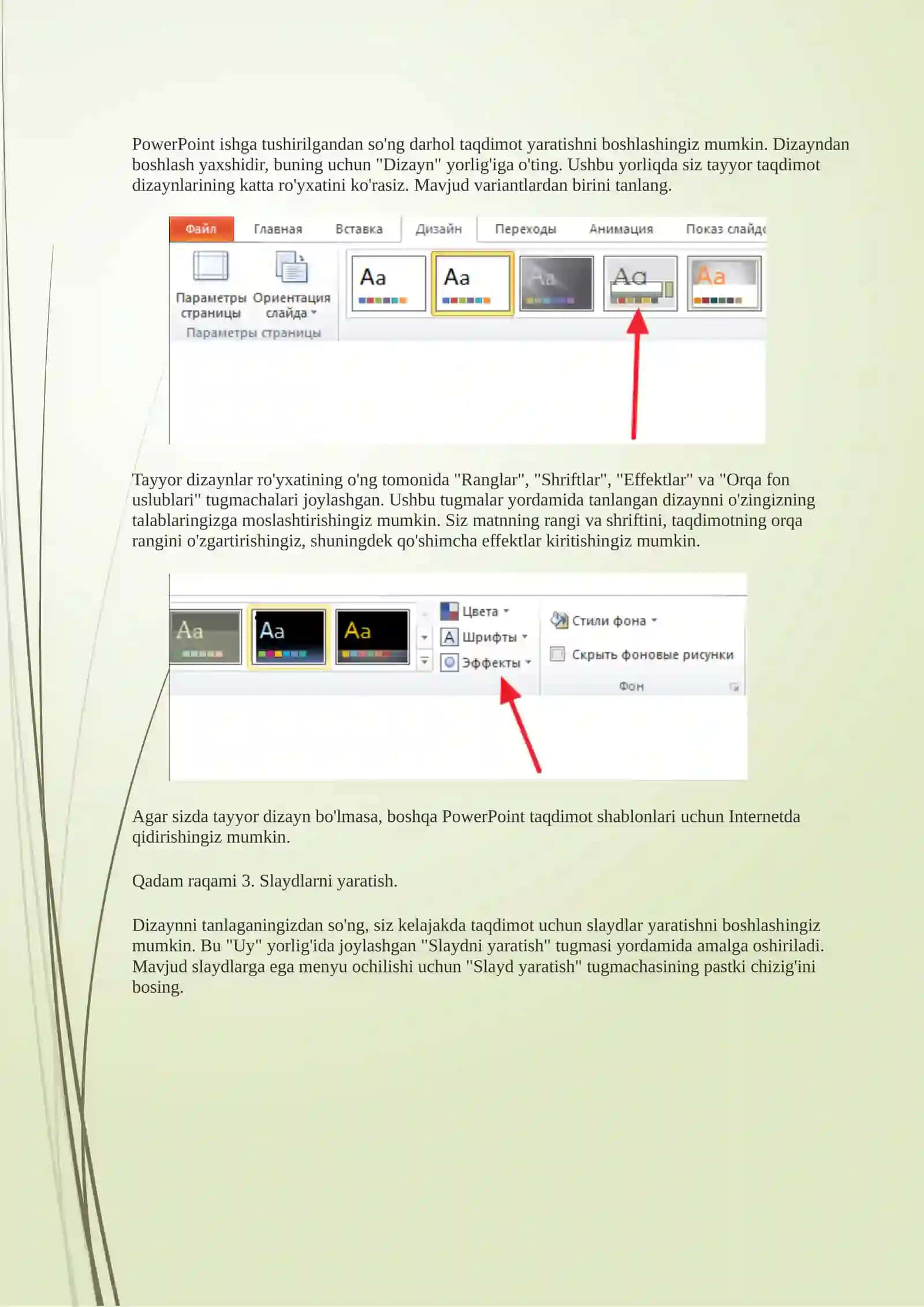 PowerPoint-Da Taqdimot Yarating 3