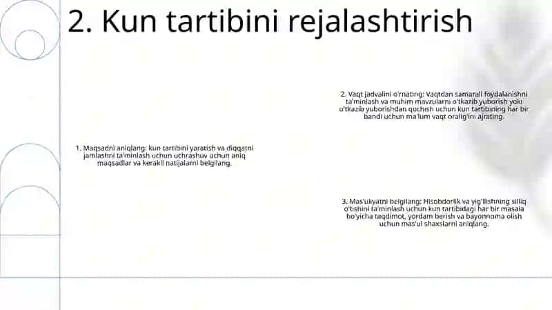 Uchrashuvlar turlari 3