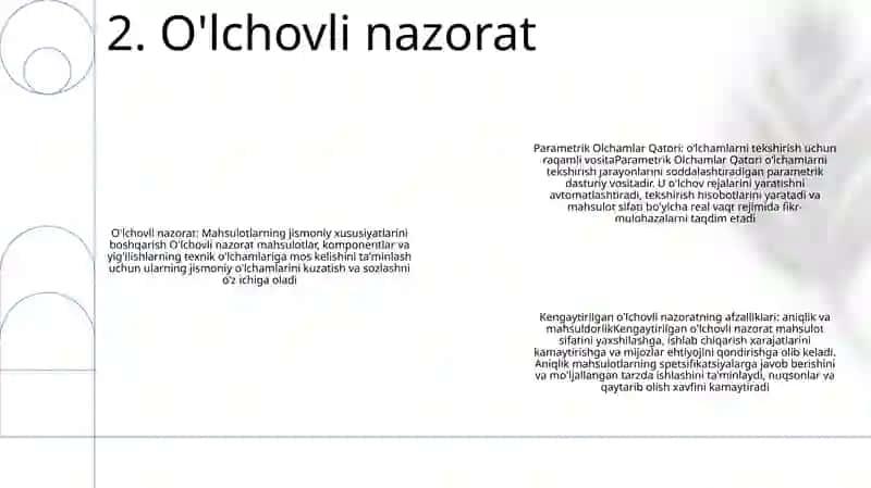 Parametrik Olchamlar Qatori 3