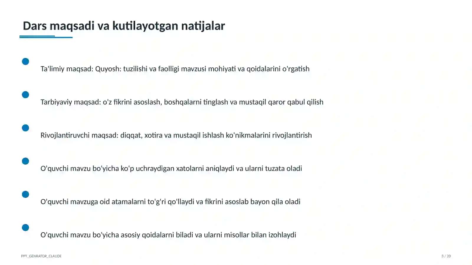 Quyosh: tuzilishi va faolligi (11-sinf) 3