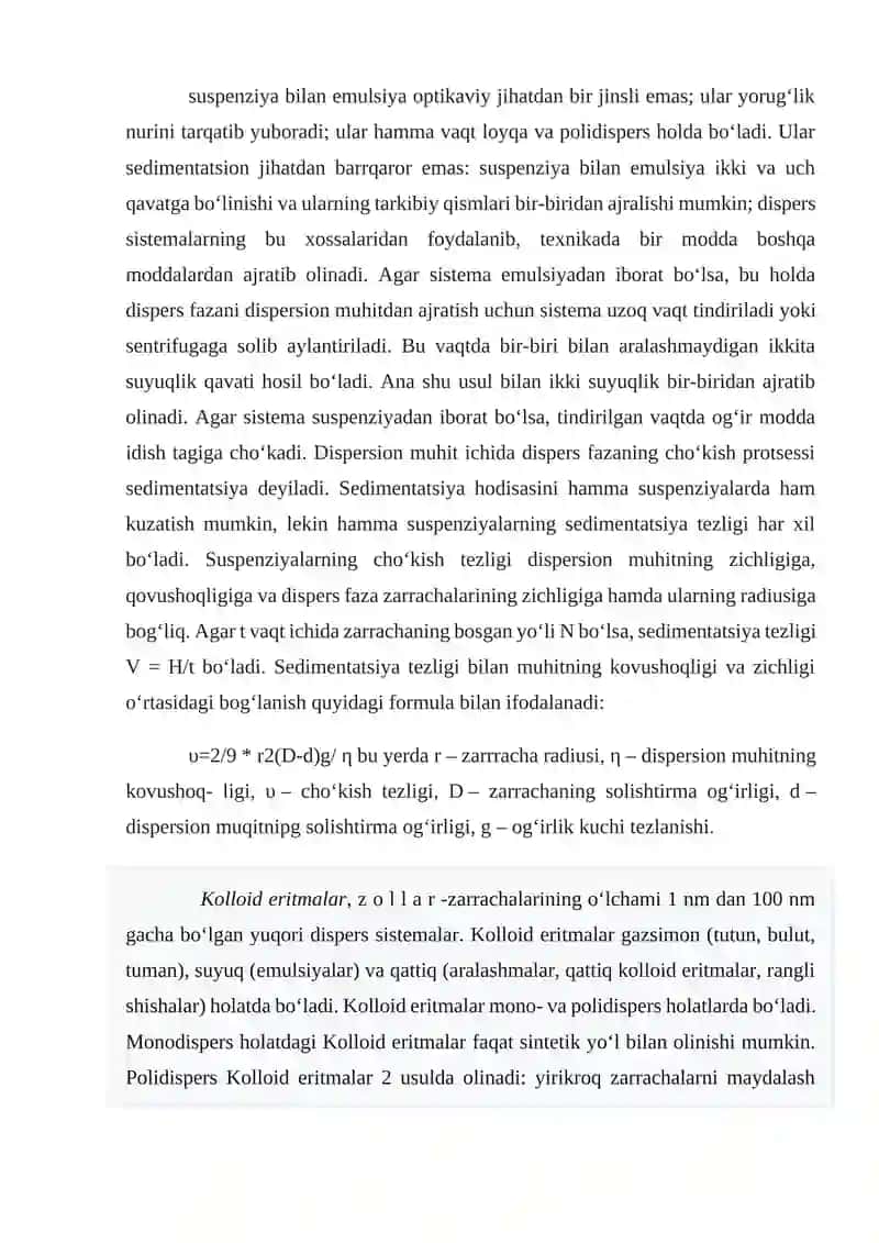 DISPERS SISTEMALAR 3