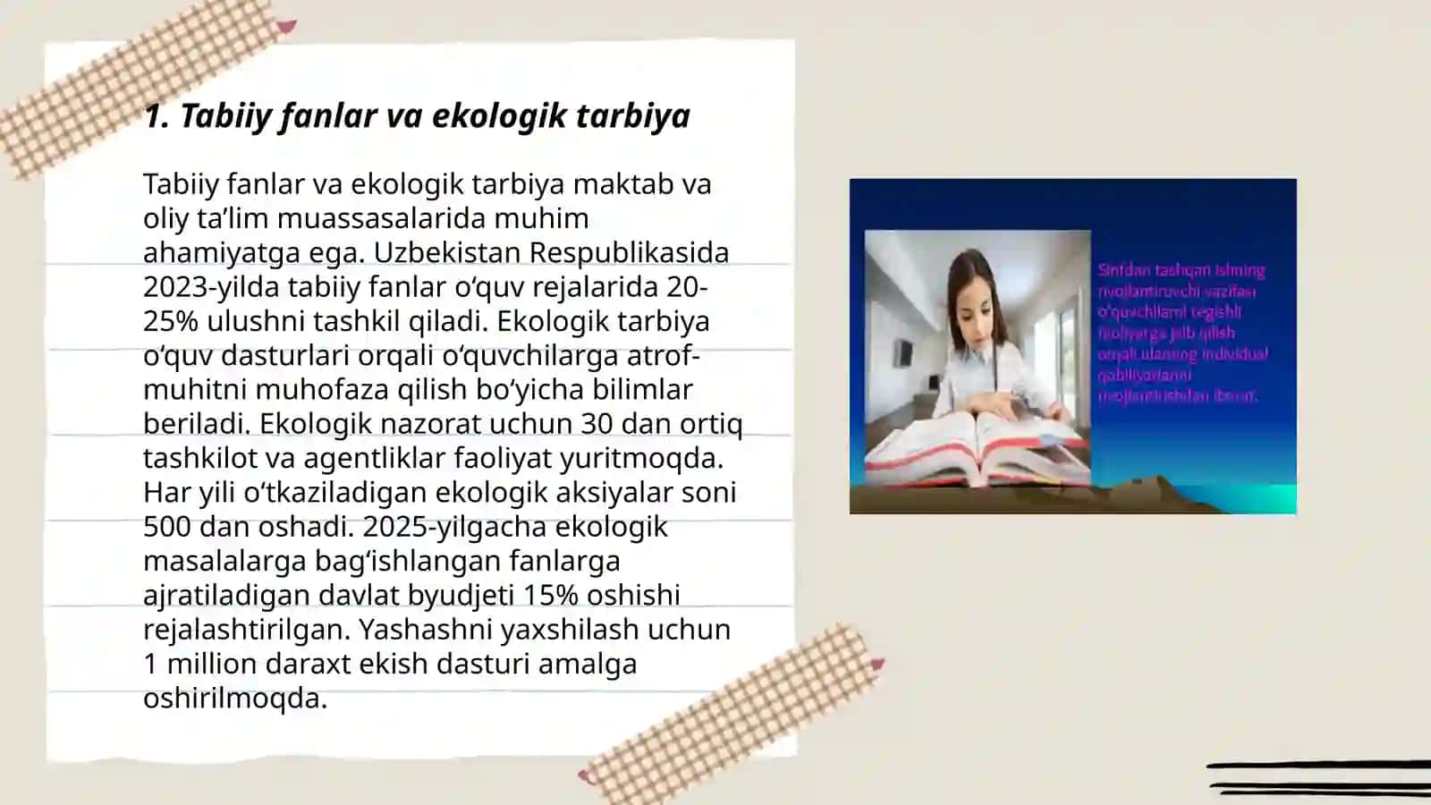 Tabiiy fanlarni oʻqitishning taʼlim tarbiyaviy vazifalari 3