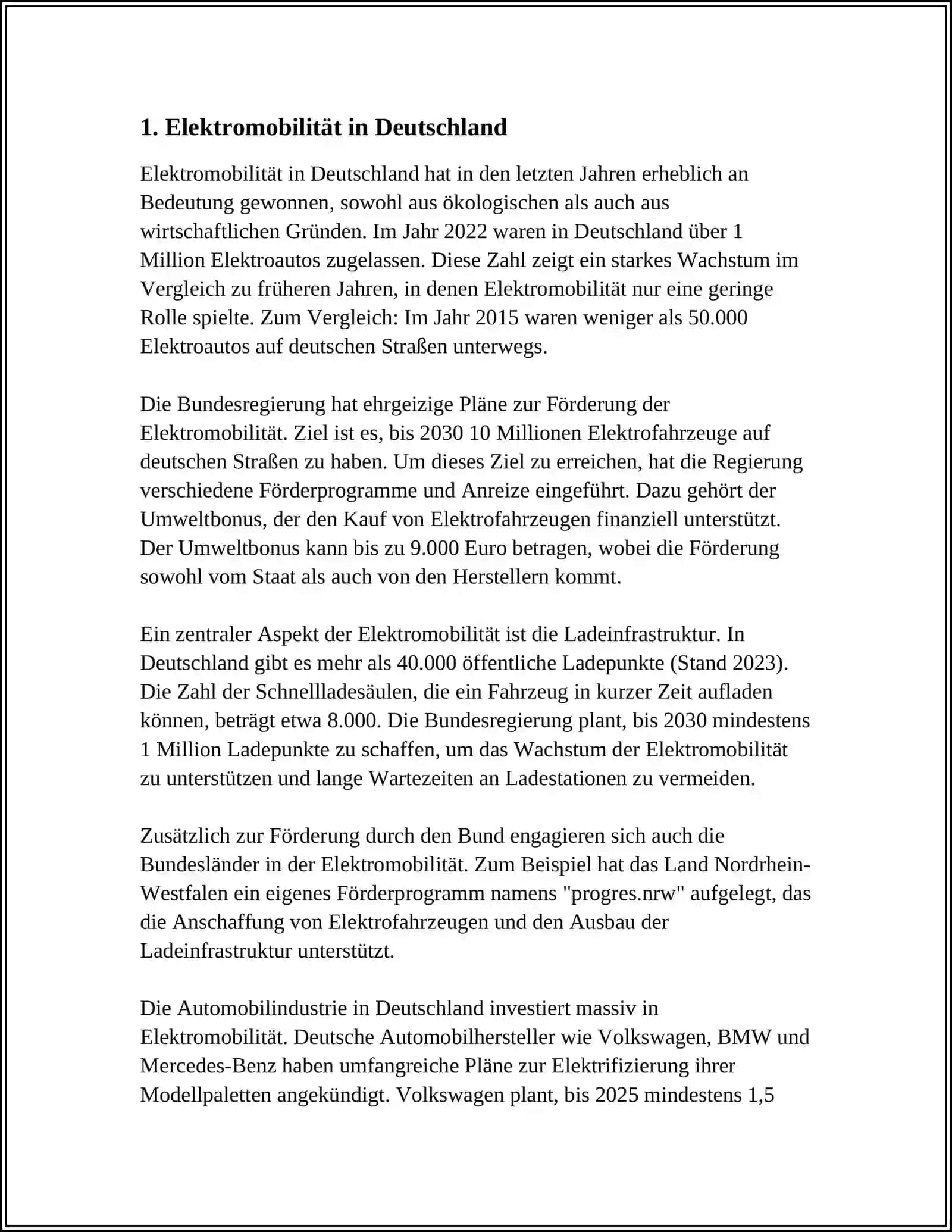 Elektromobilität in Deutschland 3