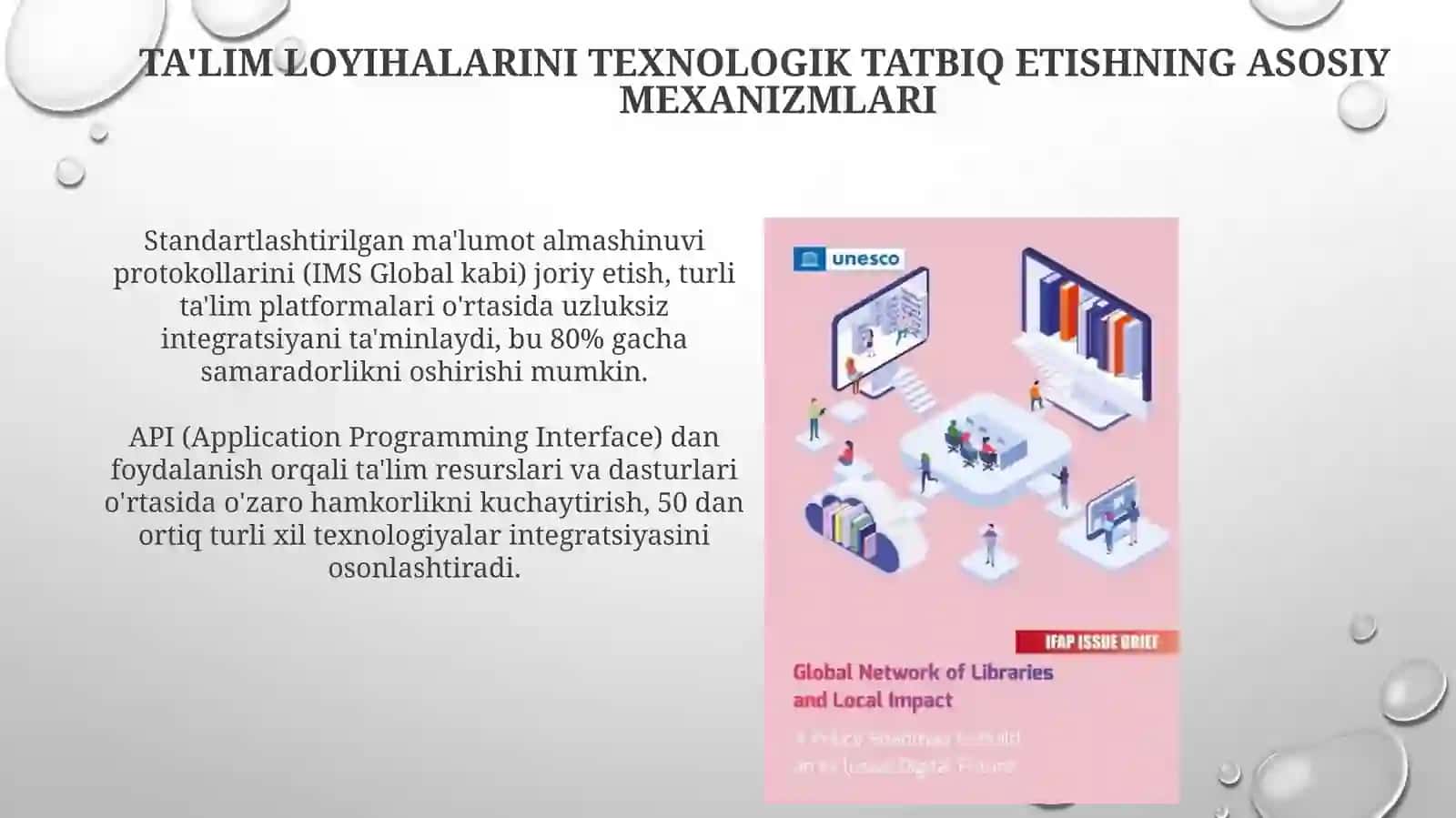 Ta'lim loyihalarini texnologik tatbiq etishning asosiy mexanizmlari 3