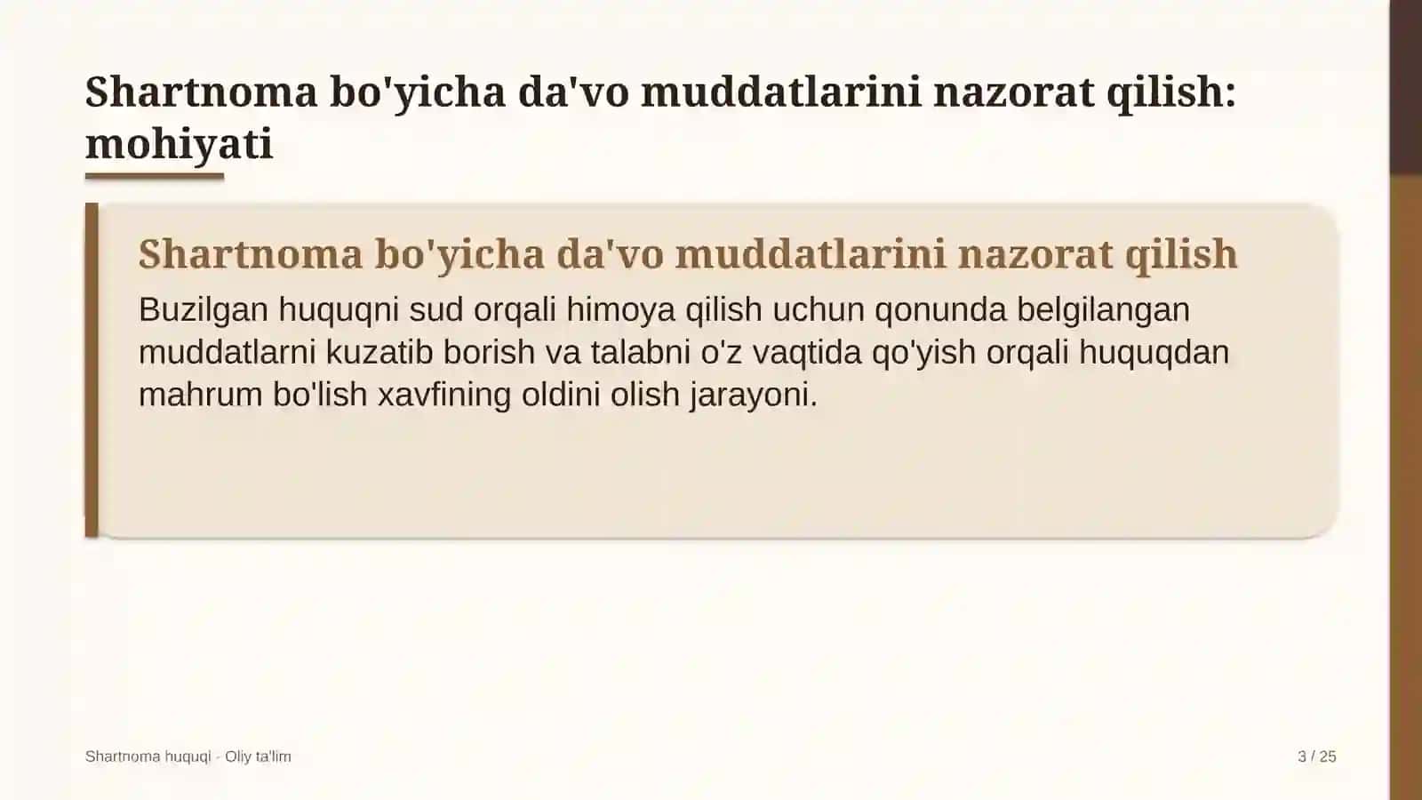 onkologiya markazlarida shartnoma bo'yicha da'vo muddatlarini nazorat qilish 1216 3
