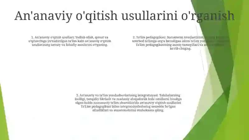 Ta'Lim Pedagogikasida Tarbiya Usullari Va Usullaridan Foydalanish Imkoniyatlari 3