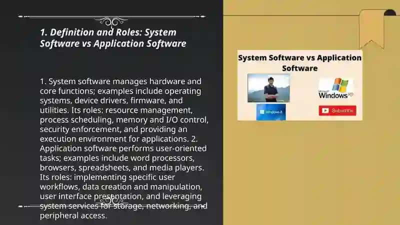 Computer Software: System vs. Application 3