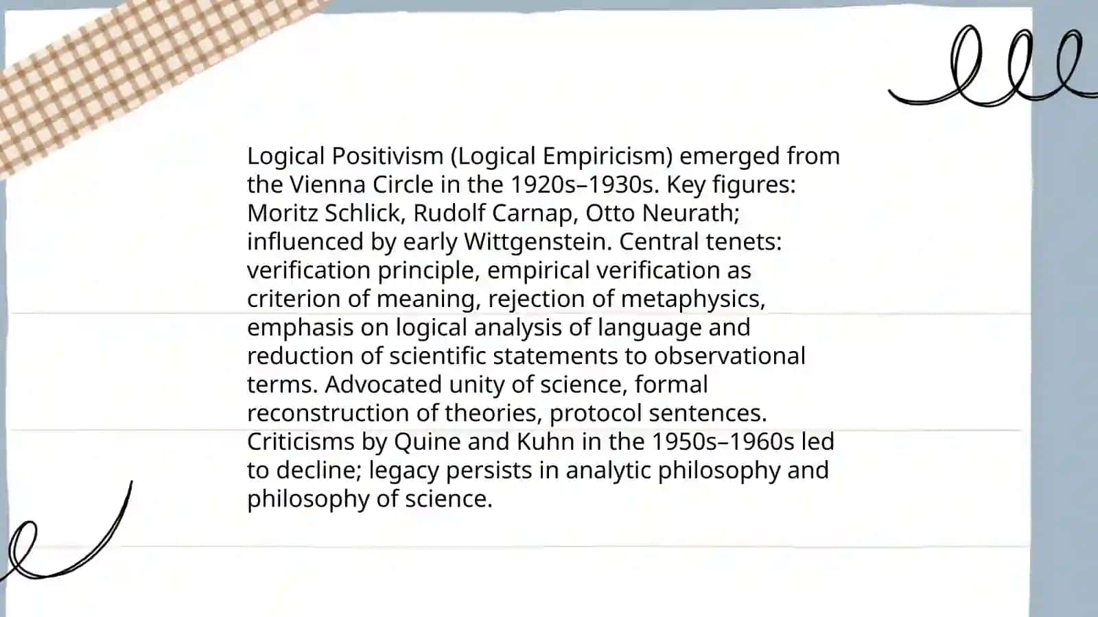 Logical Positivism 3
