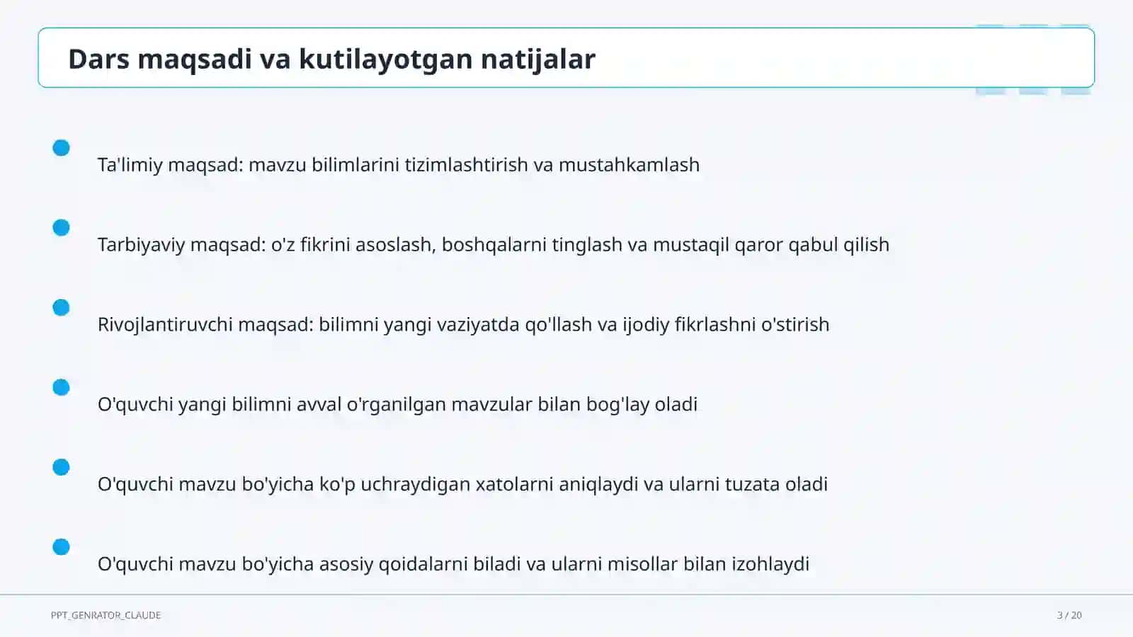 Rus tilida salomlashish va tanishish (2-sinf) 3