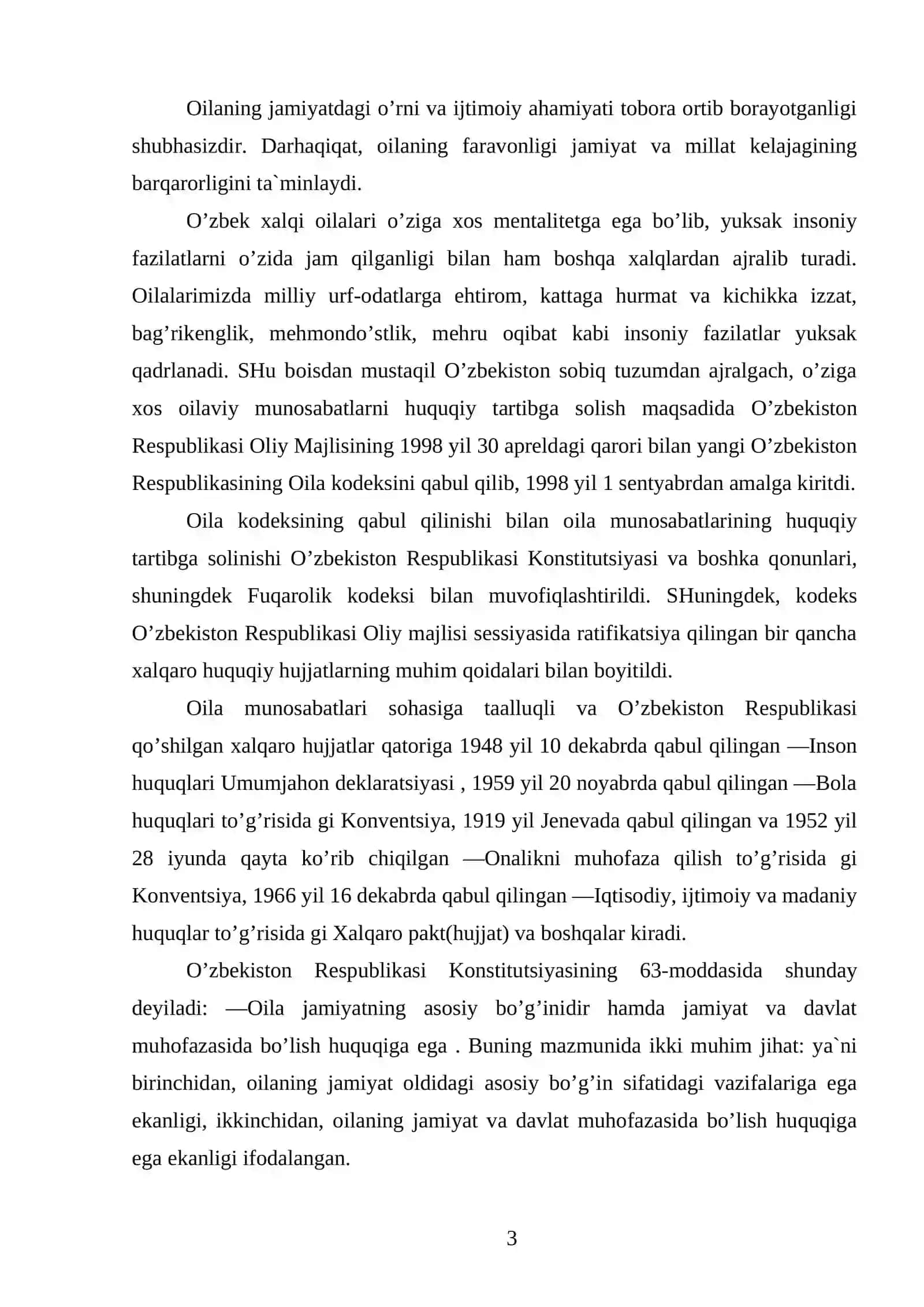 OILA, NIKOH, NOGIRONLIK 3