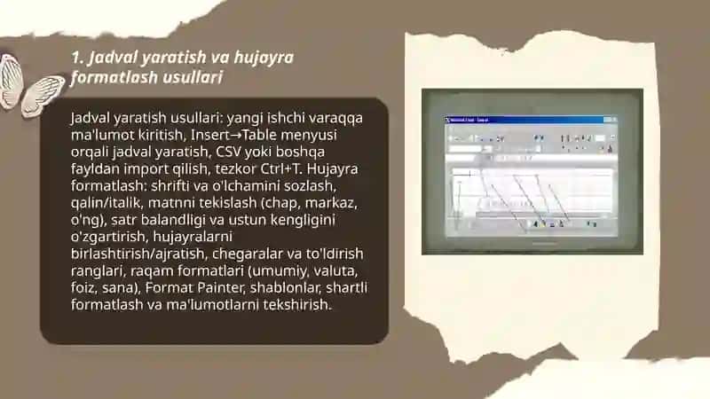 Jadval redaktorlari 3