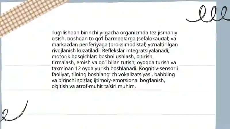 Turli yoshdagi bolalarning rivojlanishdagi xos qonuniyatlari 3